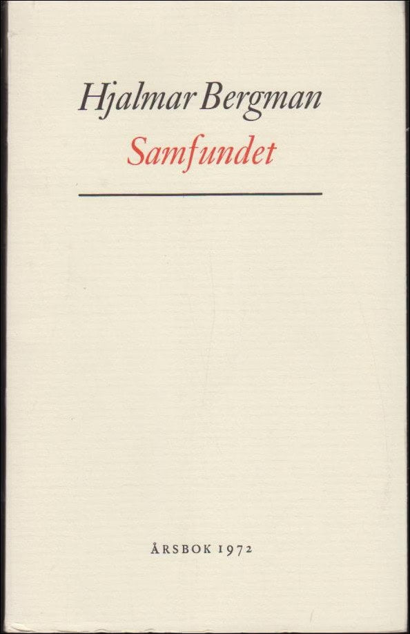 Lundberg, Kerstin M. ; Qvarnström, Gunnar : Årsbok 1972
