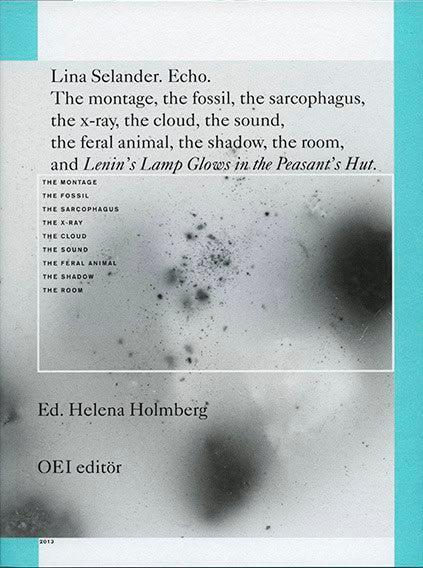 Lundemo, Trond ; Grönberg, Cecilia ; West, Kim ; Jülich, Solveig ; Petersson, Frans Josef ; Haglund, Magnus ; Fredricson, Vendela ; Bremmer, Magnus : Lina Selander. Echo.