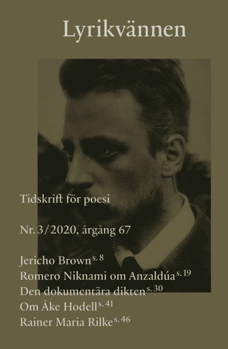 Lundvik, Anna ; Zimmerman, David [red.] : Lyrikvännen 3(2020)