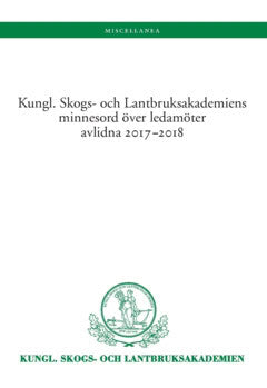 Lyhagen Jimmy : Kungl. Skogs- och Lantbruksakademiens minnesord över ledamöter avlidna 2017−2018