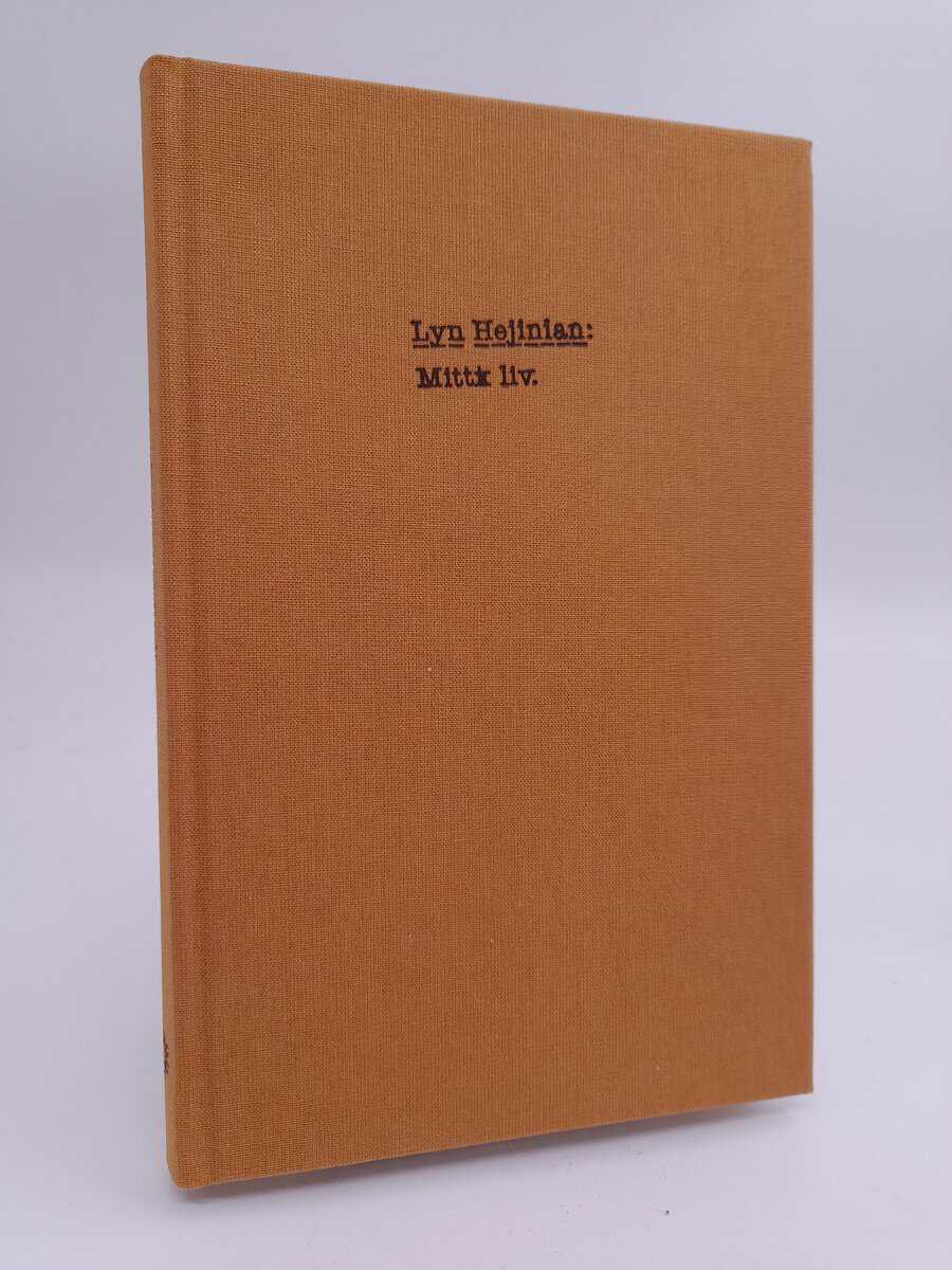 Lyn Hejinian : Mitt liv