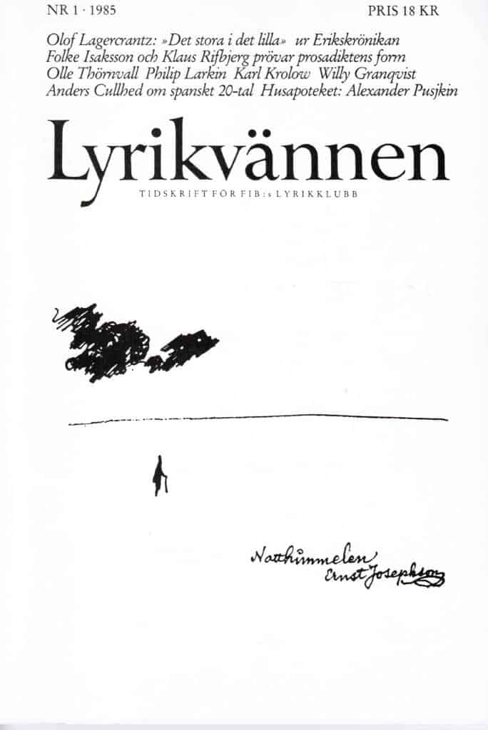 Lyrikvännen 1 1985