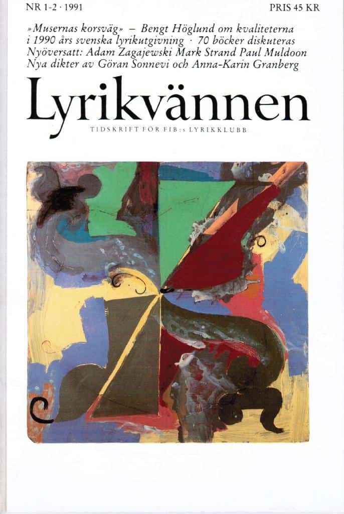 Lyrikvännen 1-2 1991