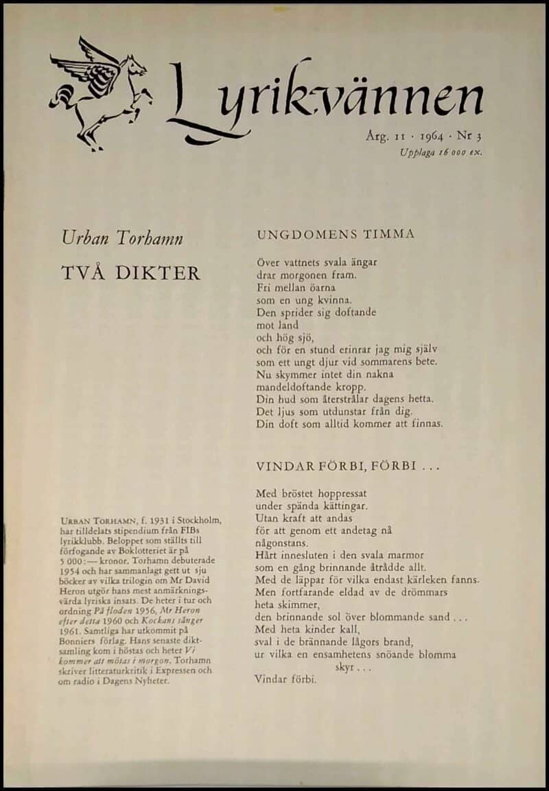 Lyrikvännen : 1964 / 3