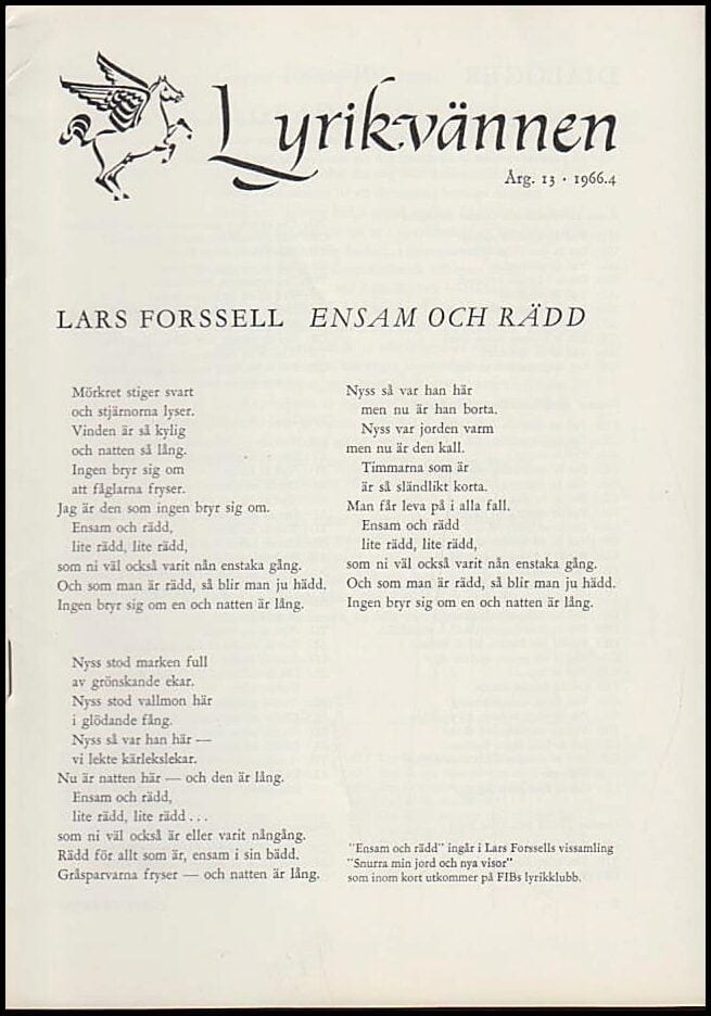 Lyrikvännen : 1966 / 4