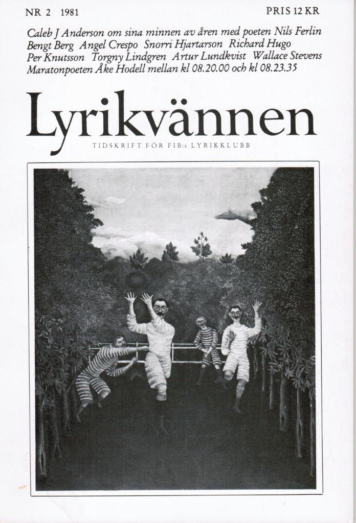 Lyrikvännen 2 1981