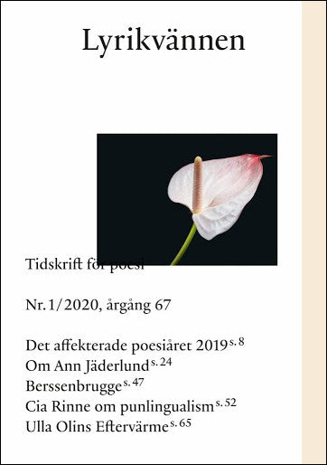 Lyrikvännen : 2020 / 1