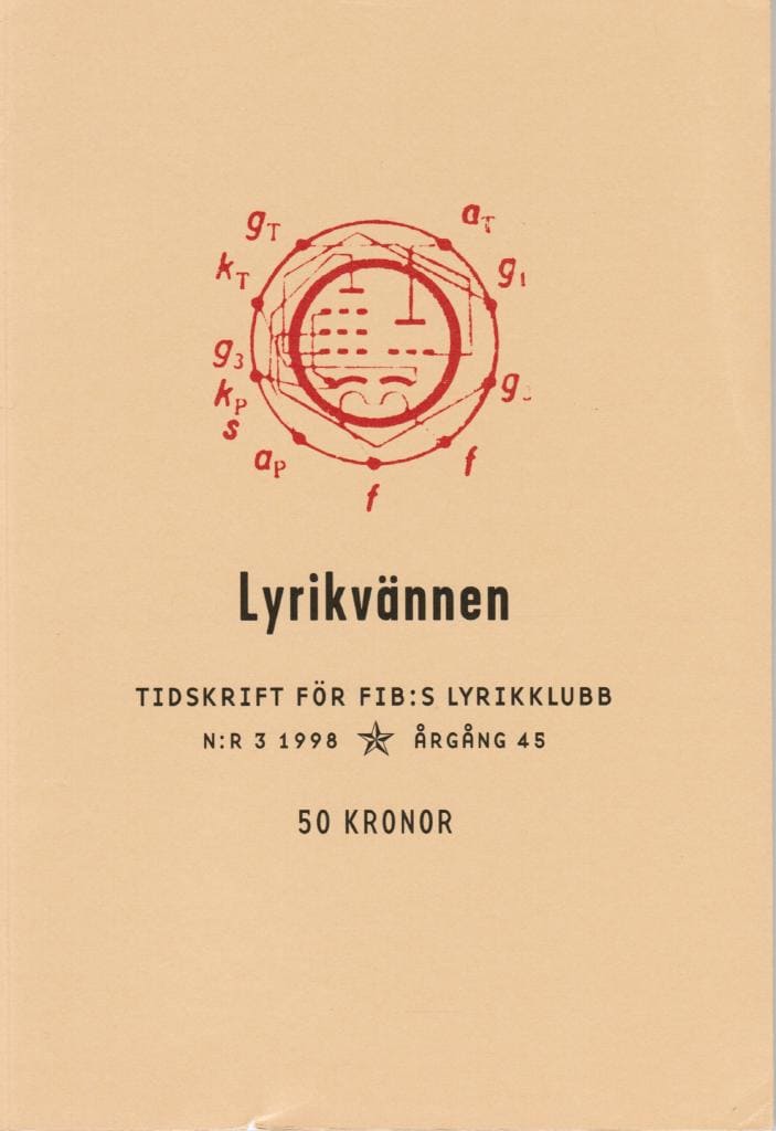 Lyrikvännen 3 1998