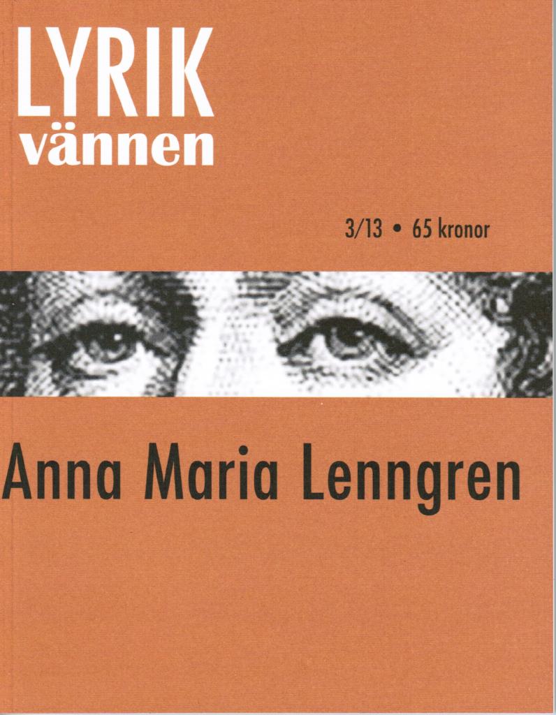 Lyrikvännen 3 2013. Tema