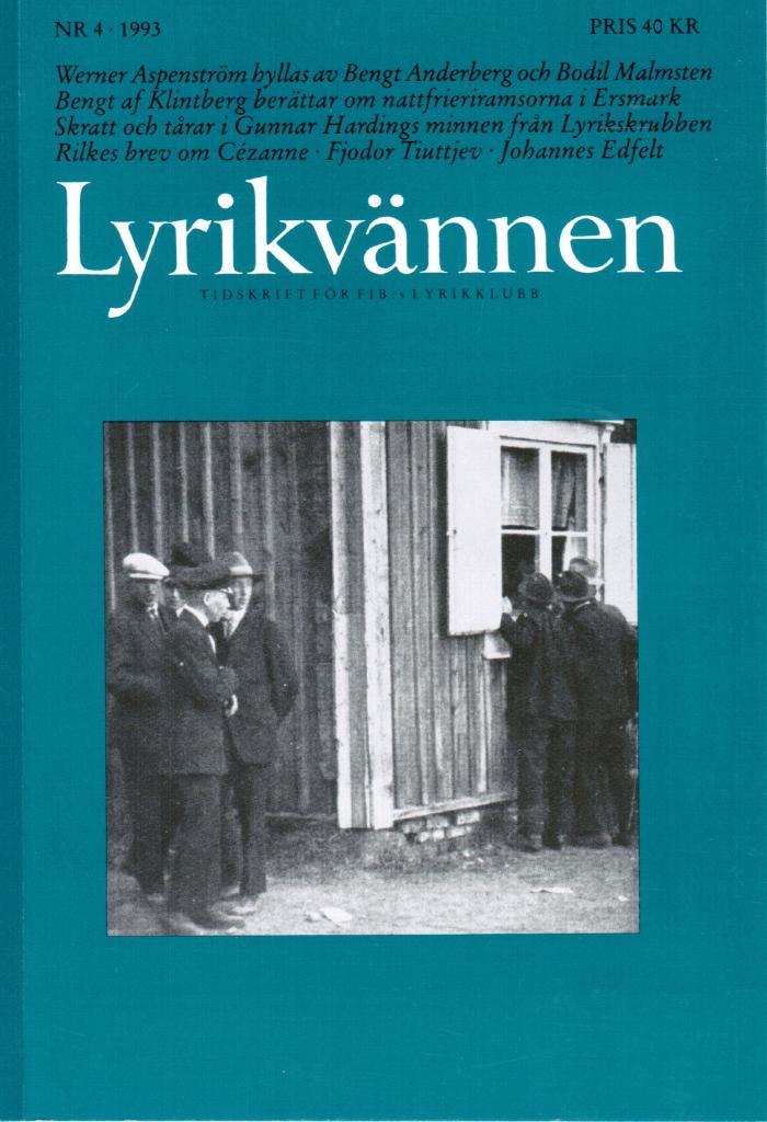 Lyrikvännen 4 1993