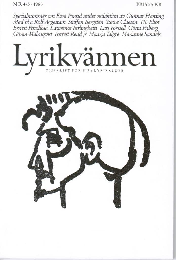 Lyrikvännen 4-5 1985. Tema