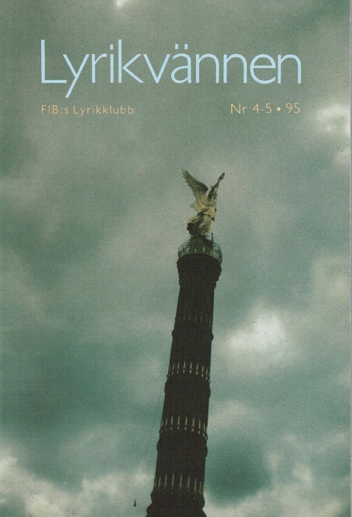 Lyrikvännen 4-5 1995. Tema