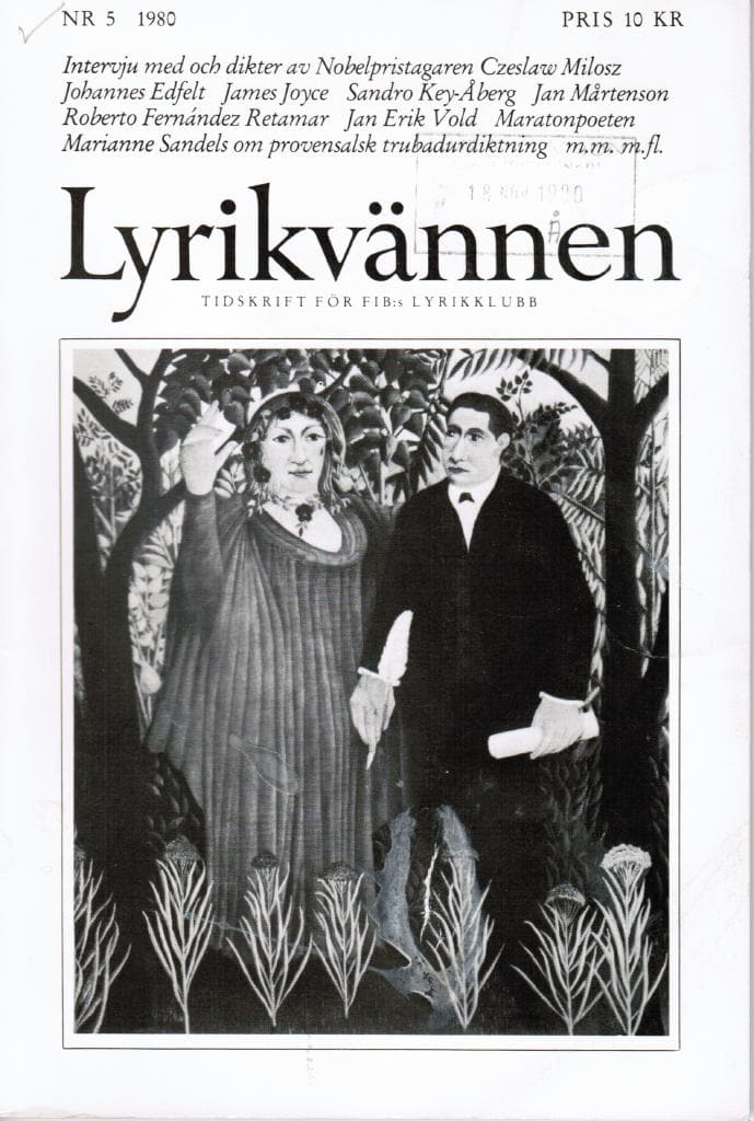 Lyrikvännen 5 1980