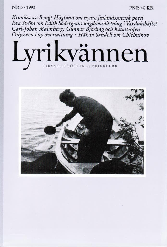 Lyrikvännen 5 1993