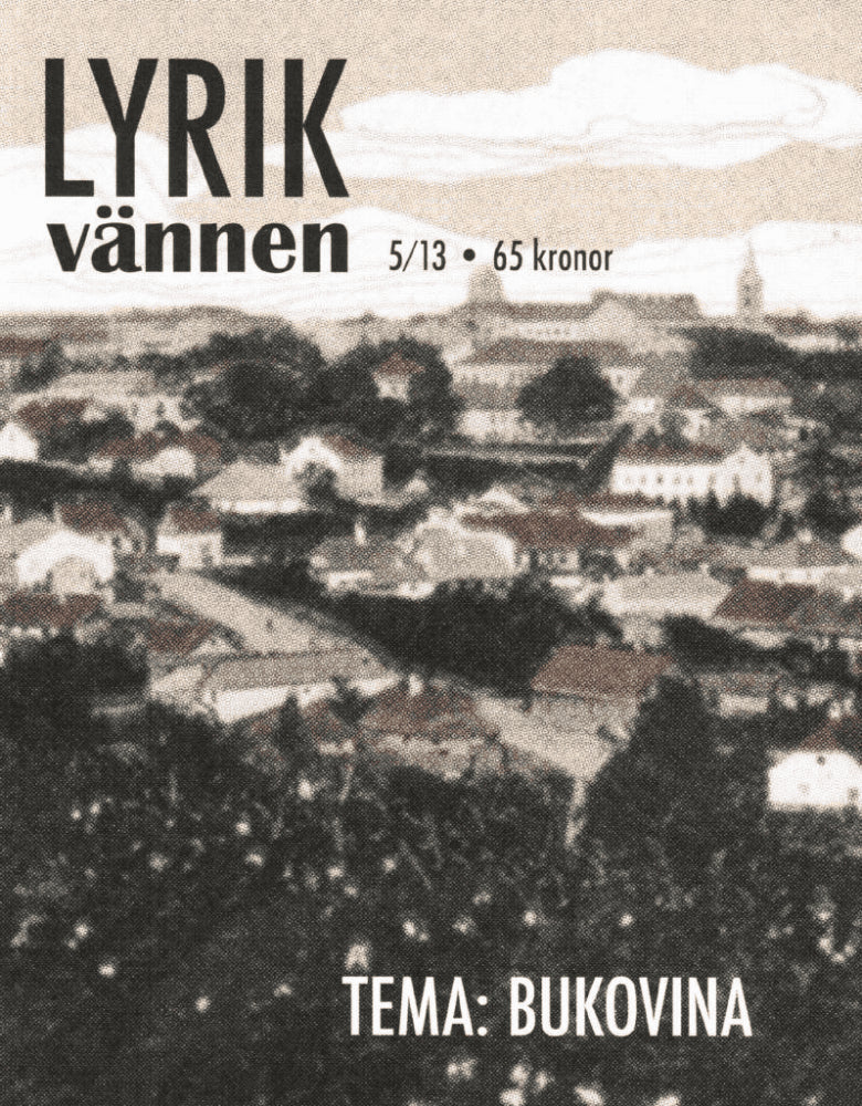 Lyrikvännen 5 2013. Tema