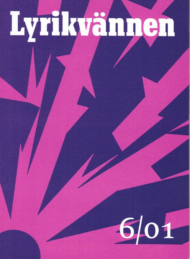 Lyrikvännen 6 2001. Tema
