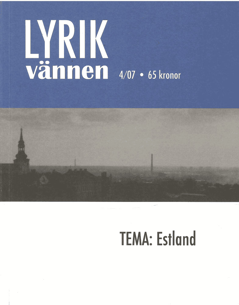 Lyrikvännen nr 4 2007 Tema