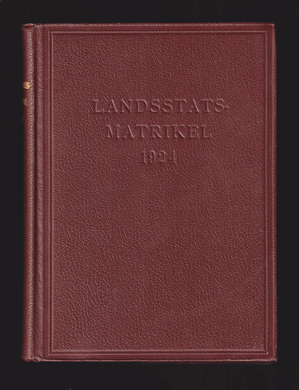 M Blomstedt : Landsstatsmatrikel 1924