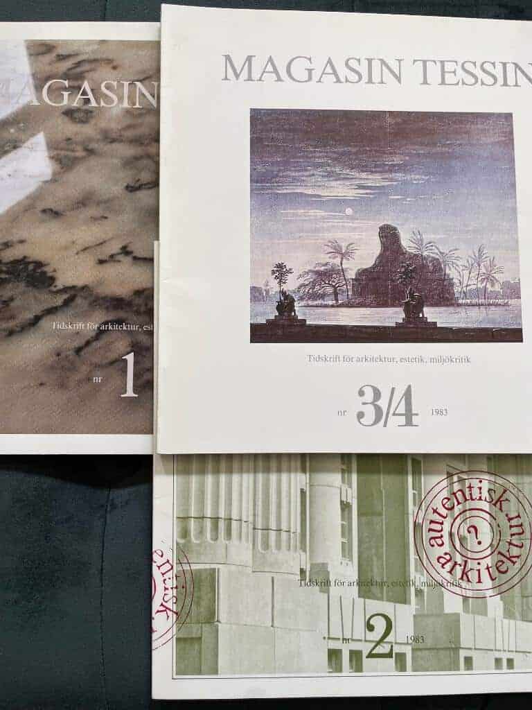 Magasin Tessin 1983 (komplett årgång, 4 nr)