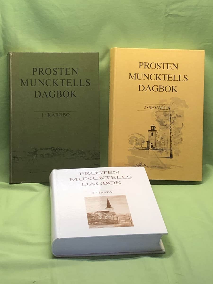 Magdalena Hellquist : Prosten Muncktells Dagbok. 1-3 (Kärrbo, Sevalla, Irsta)