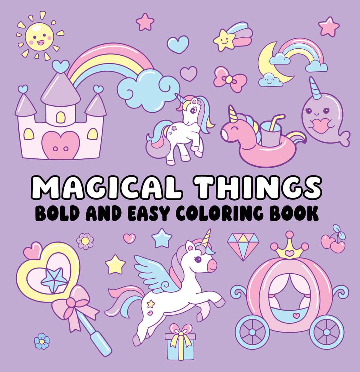 Magical Things Bold and Easy Coloring Book