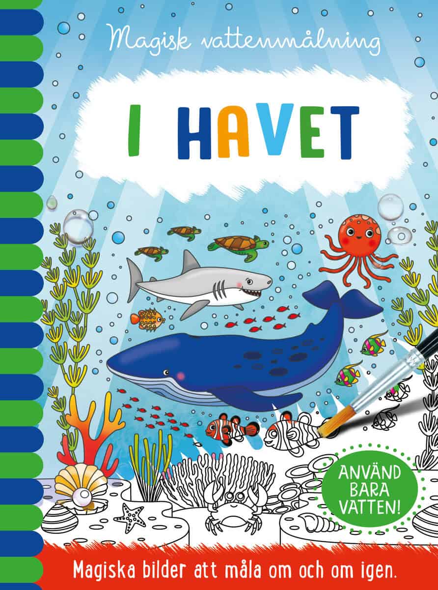 Magisk vattenmålning. I havet