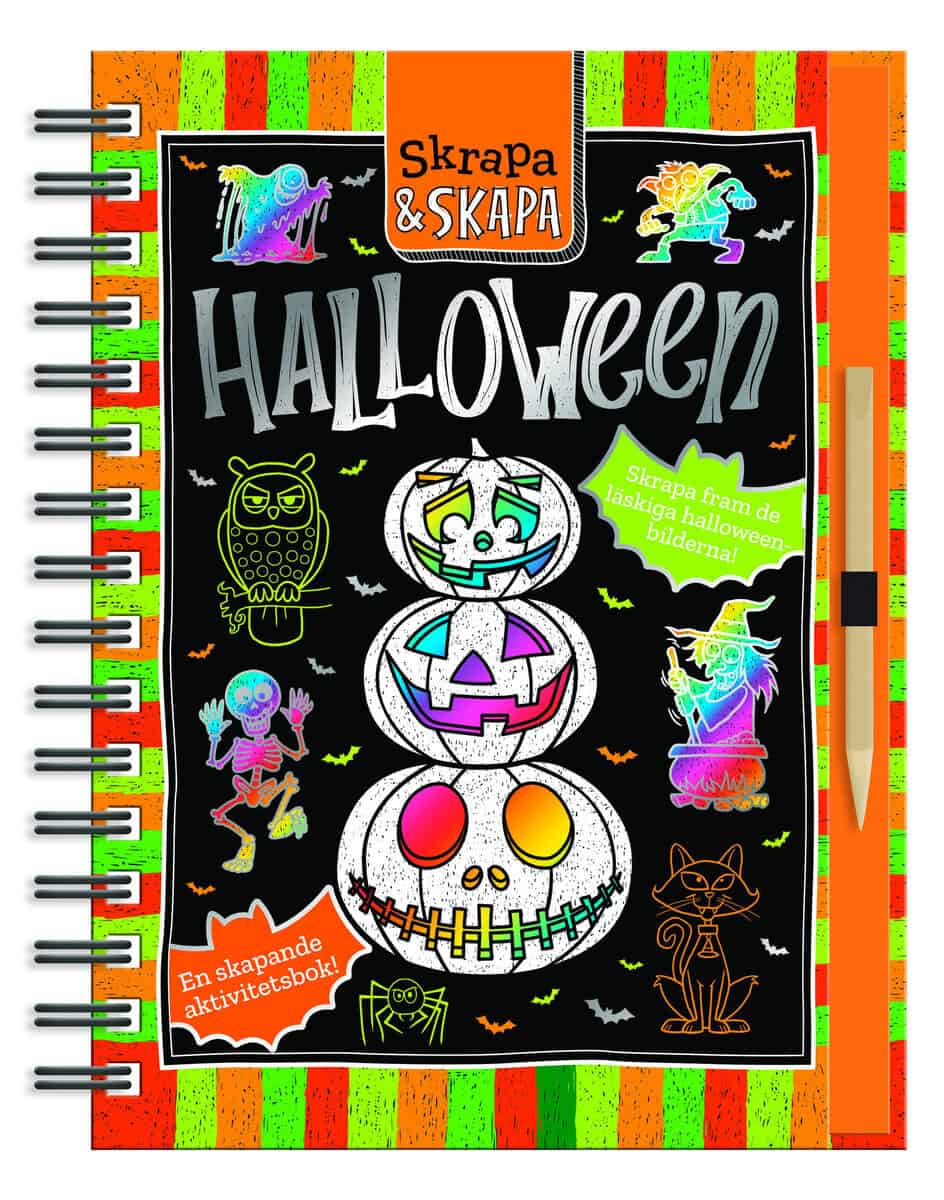 Malin Barthelson : Skrapa och skapa. Halloween