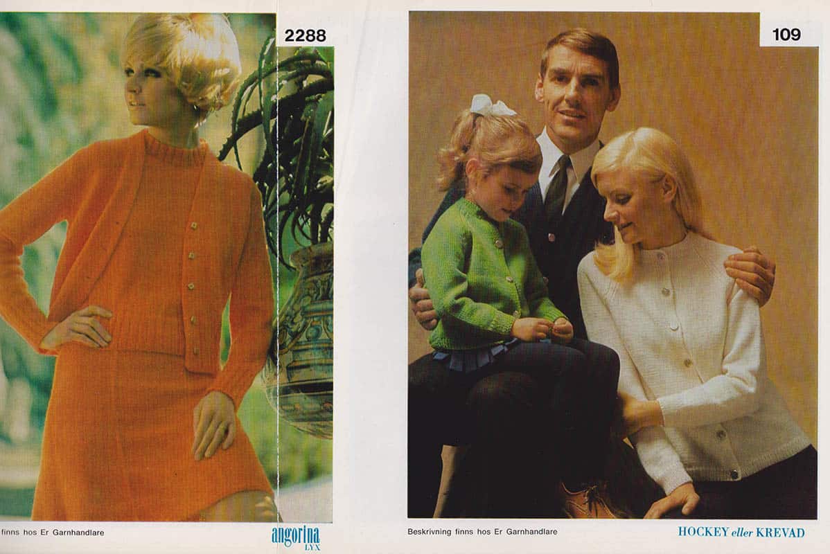 Mamma stickar och virkar barn och tonårsstickat. Häfte nr 37