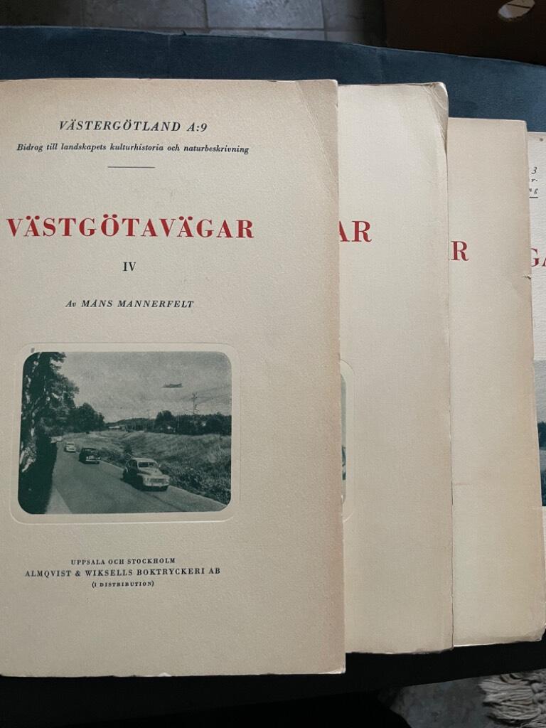 Måns Mannerfelt : Västgötavägar I-IV