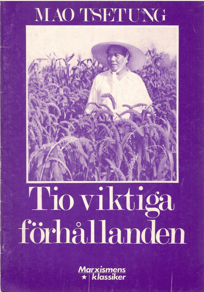 Mao Tsetung Mao Zedong : Tio viktiga förhållanden