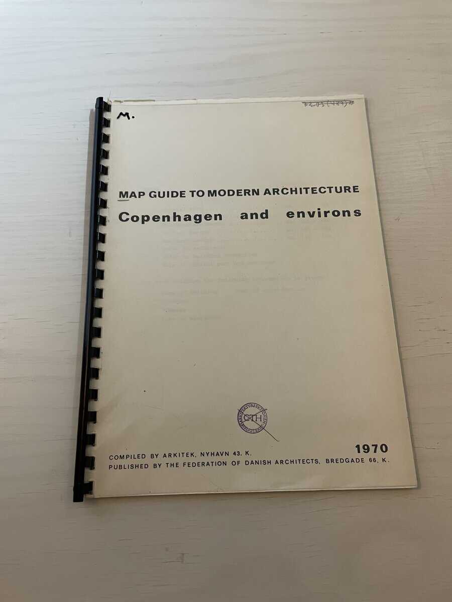 Map Guide to Modern Architecture - Copenhagen and environs