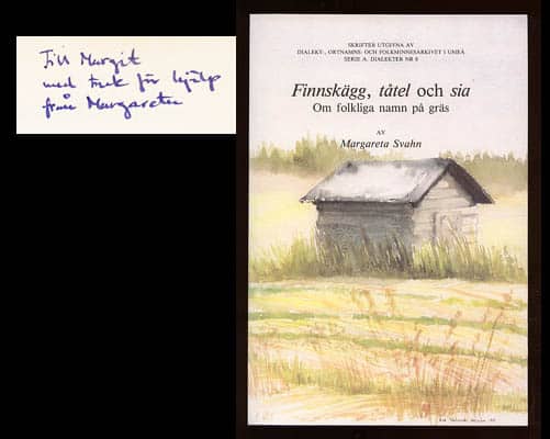 Margareta Svahn : Finnskägg, tåtel och sia