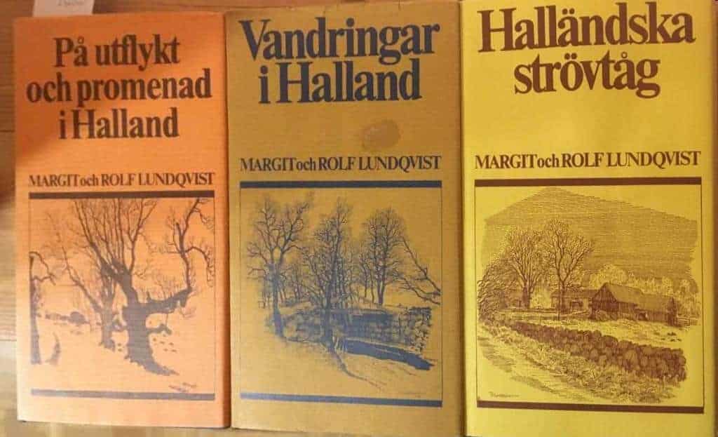 Margit ; Rolf Lundqvist : Utflykt Halland - 3 böcker