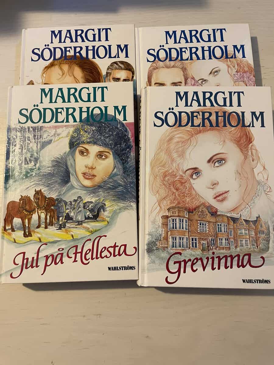 Margit Söderholm : Släkten Anckarberg 1-4 - Grevinna - Jul på Hellesta - Bröderna - Sommar på Hellesta