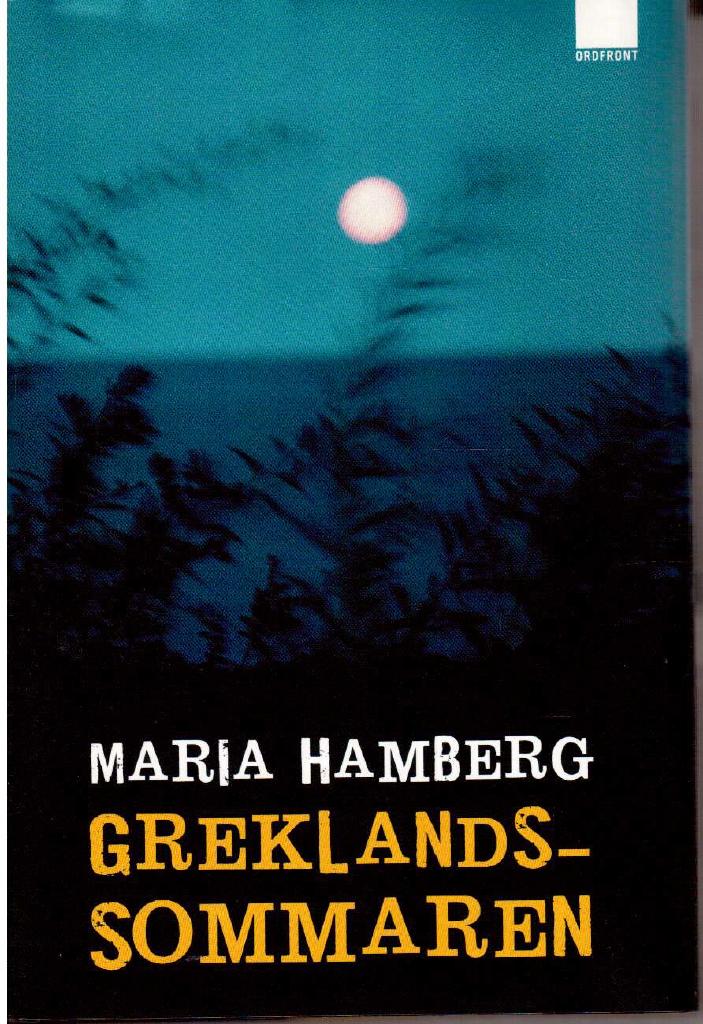 Maria Hamberg : Greklandssommaren