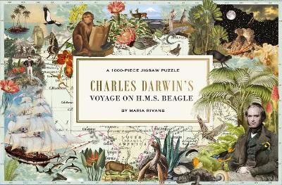 Maria Rivans : Pussel Charles Darwin's Voyage on H.M.S. Beagle 1000 bitar
