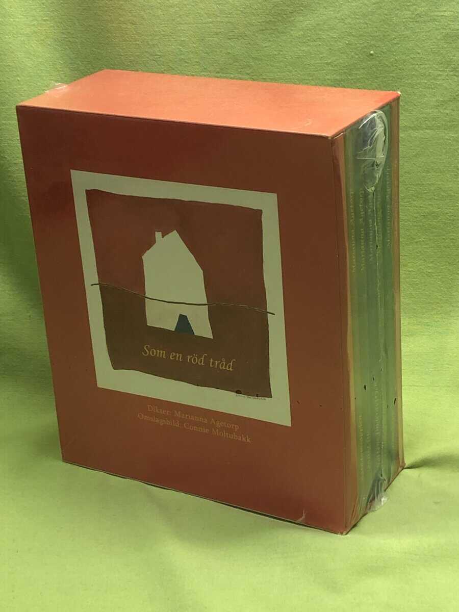 Marianna Agetorp : Som en röd tråd (6 böcker + 3 CD-skivor)