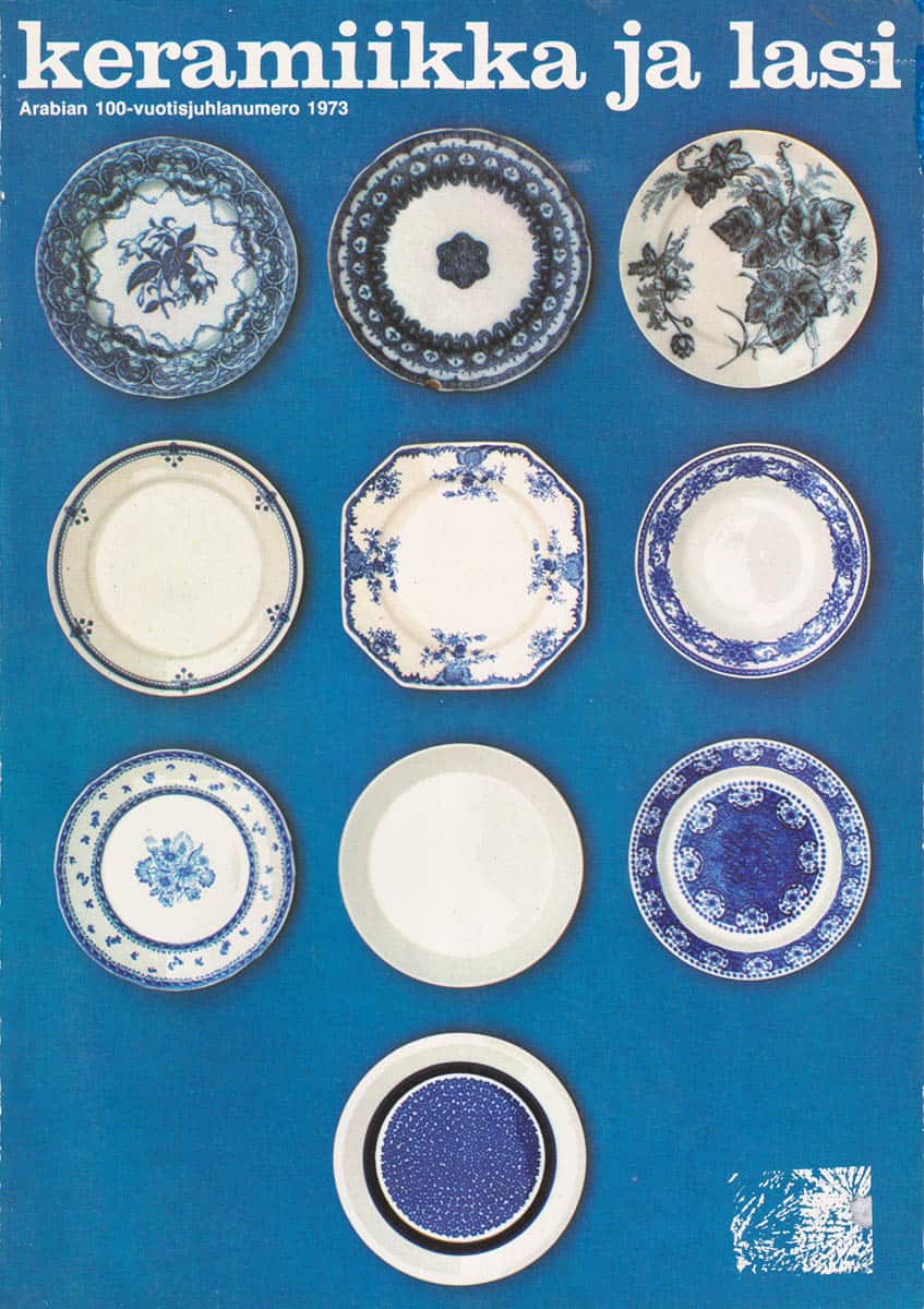 Marjatta Pauloff : [Arabia] Keramiikka ja lasi n:o 1-2 1973. Arabian 100-vuotisjuhlanumero 1973