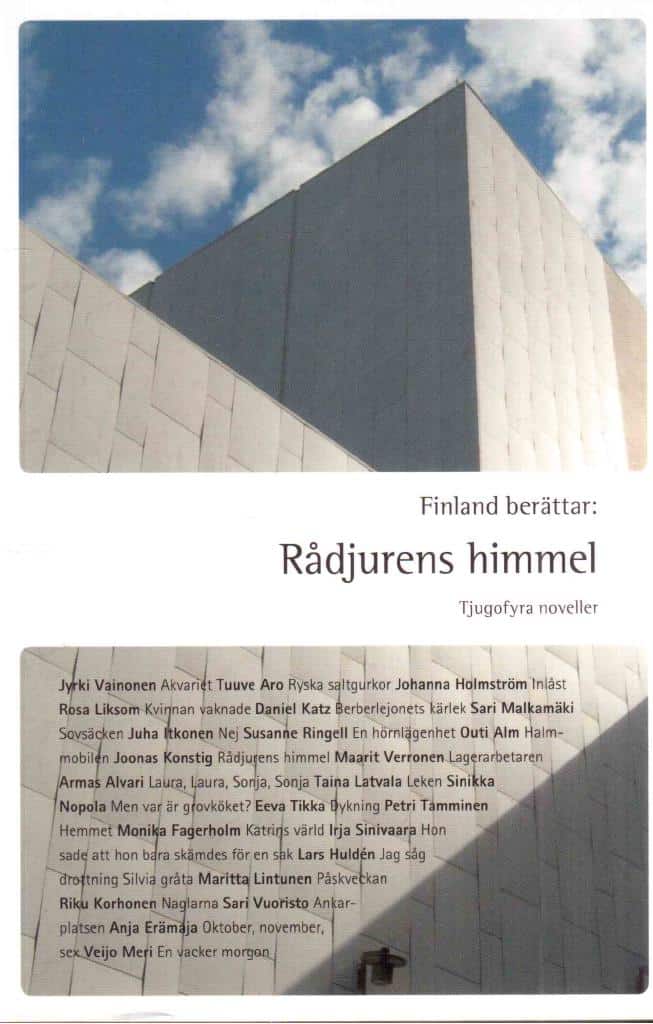Marjut Hökfelt : Finland berättar. Rådjurens himmel. Tjugofyra noveller