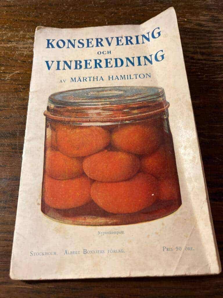 Märtha Hamilton : Konservering och vinberedning