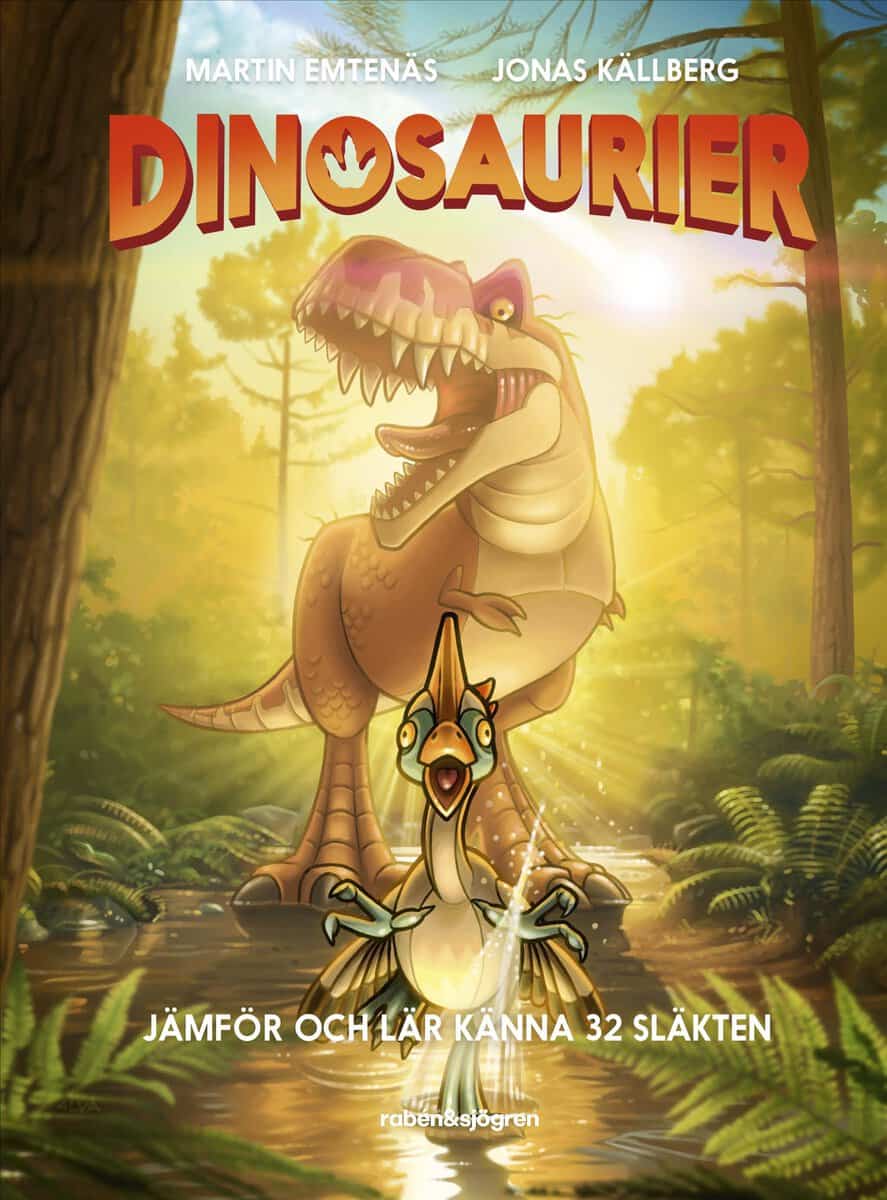 Martin Emtenäs : Dinosaurier : Jämför och lär känna 32 släkten