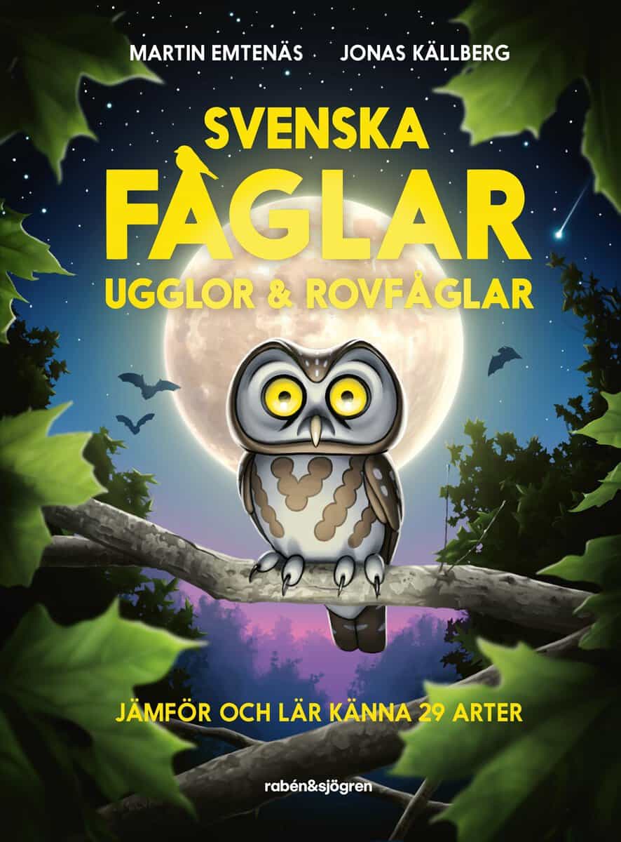 Martin Emtenäs : Svenska fåglar : ugglor och rovfåglar : jämför och lär känna 29 arter