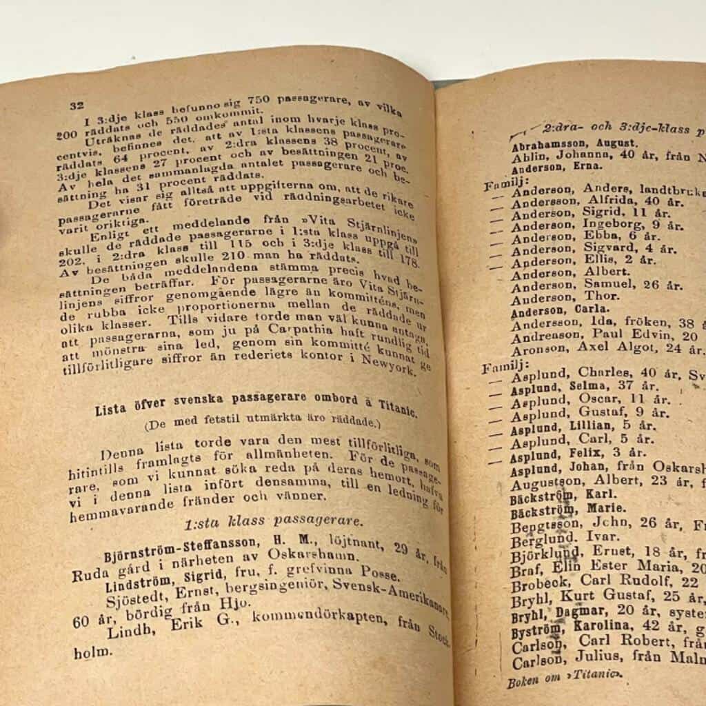 Martin H. Cronwall : Den fullständiga Titanic-boken