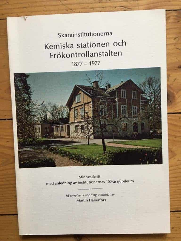 Martin Hallerfors : Kemiska stationen och Frökontrollanstalten