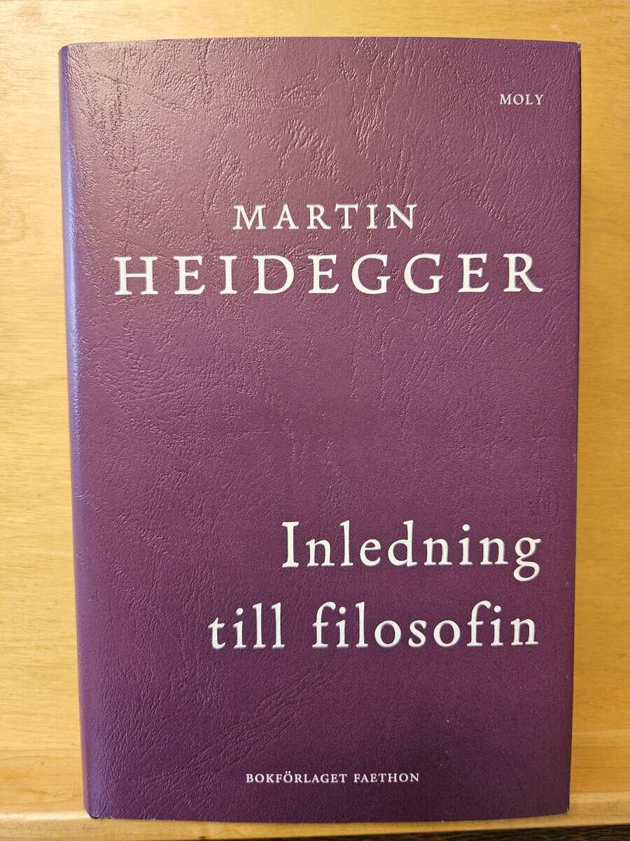 Martin Heidegger : Inledning till filosofin