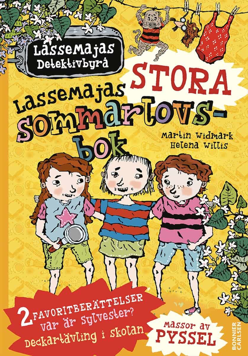 Martin Widmark : LasseMajas stora sommarlovsbok. Deckartävling i skolan & Var är Sylvester?
