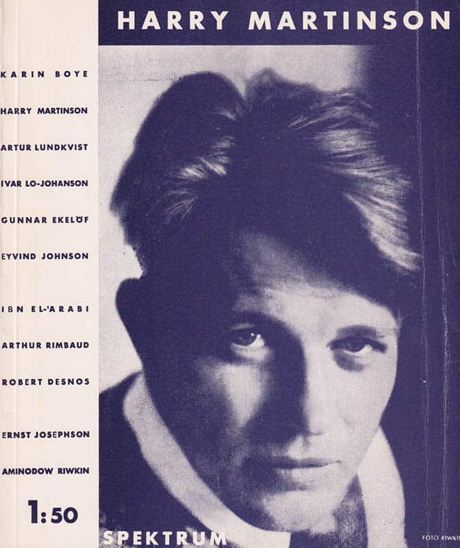 [Martinson, Harry (1904-1978)]. Ekelöf, Gunnar ; Josef Riwkin (red.) : Spektrum 1932