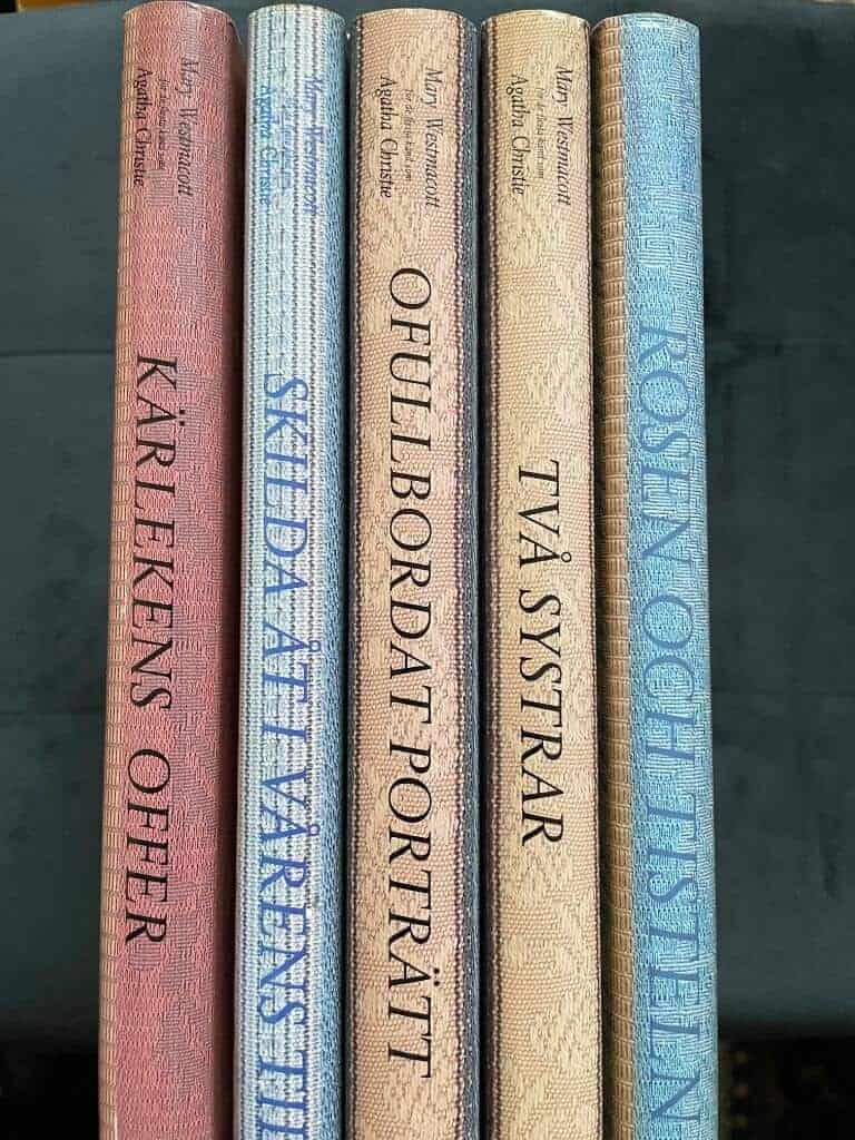 Mary Westmacott : 5 x Mary Westmacott (Agatha Christie) - Rosen och tisteln / Två systrar / Ofullbordat porträtt / Skilda åt i vårens tid / Kärlekens offer