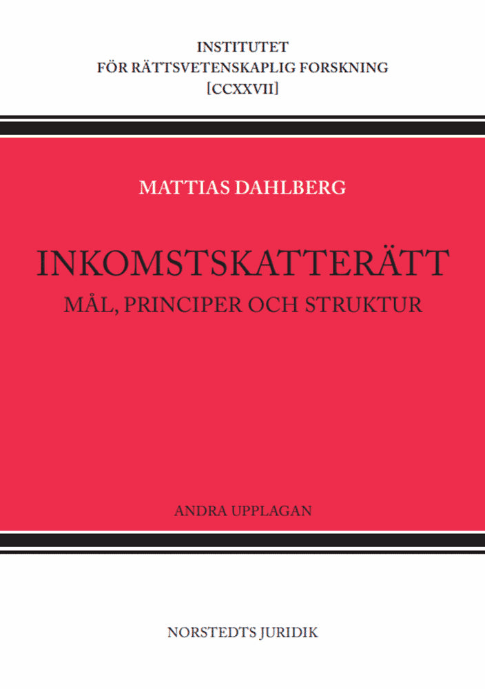 Mattias Dahlberg : Inkomstskatterätt