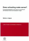 Mattias Lindgren : Does schooling make sense?